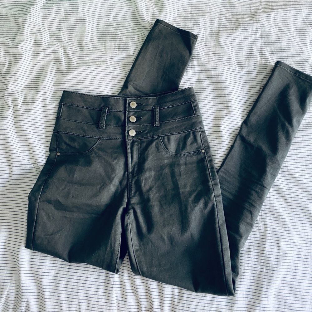 Green Skinny Jeans - Picture 3 of 7